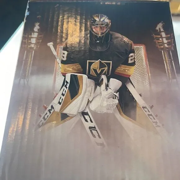 Marc-Andre Fleury NHL city national bank statue figurine new with box. Collected